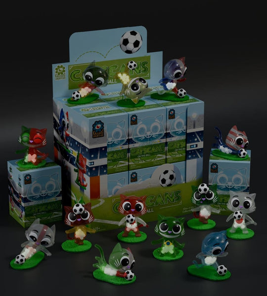 Cat Scans Mini Figures S3 - On the Ball 6 cm Blind Box Display (12)