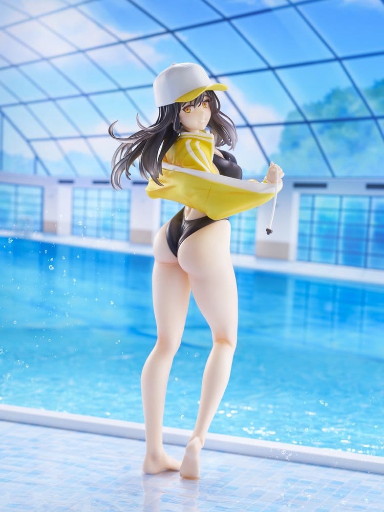KoiKoi Sakura PVC Figure 1/6 Kyou kara Suieibu Komon no Tama-chan Sensei 27 cm