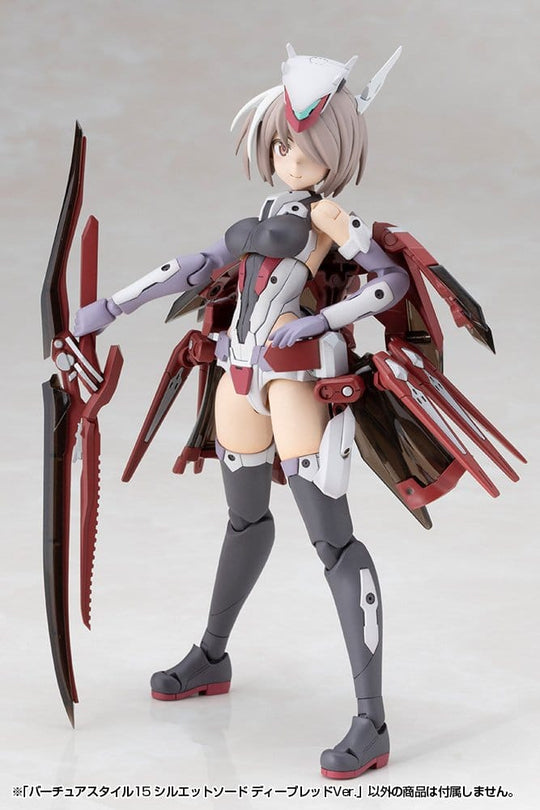 Kotobukiya M.S.G. Model Kit Accessory Set Virtuous Style 15 Silhouette Sword Deep Red Ver. 14 cm