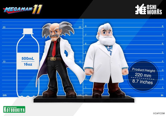Mega Man Oshi Works PVC Figures 2-Pack Dr. Wily & Dr. Light