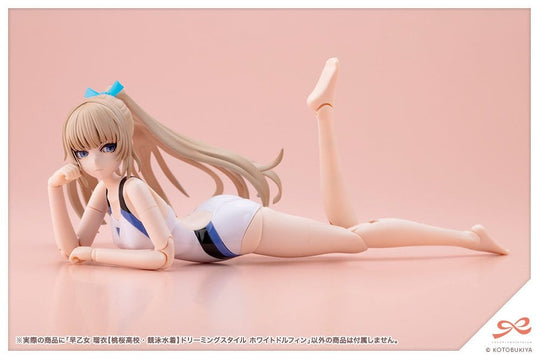 Sousaishojoteien Plastic Model 1/10 Rui Saotome Touou High School Competitive Swimsuit Dreaming Style White Dolphin 16 cm