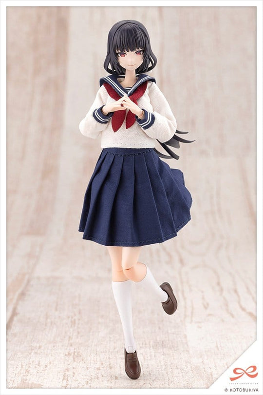 Sousaishojoteien Plastic Model 1/10 Kiru Pla Kuon Yakushiji Touou High School Uniform 16 cm