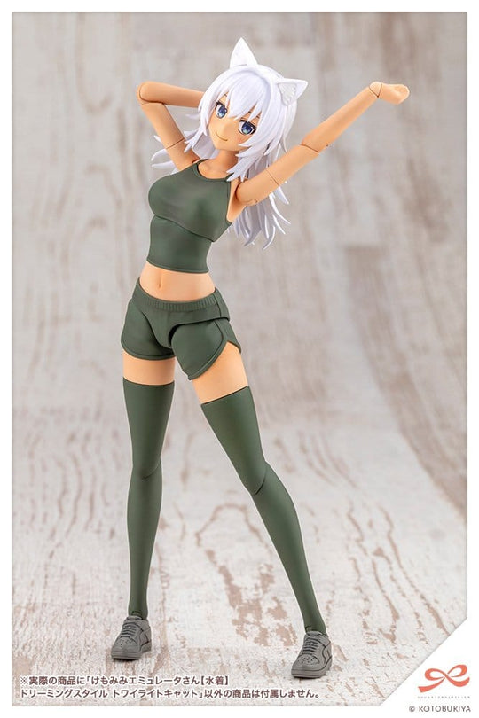 Sousaishojoteien Plastic Model 1/10 Animal Ears Emulator Swim Style Dreaming Style Twilight Cat 17 cm