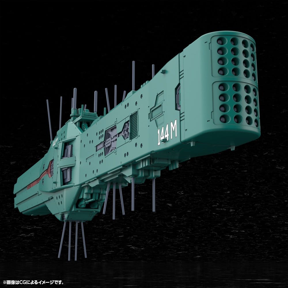 Legend of the Galactic Heroes Plastic Model Kit 1/3000 Free Planets Alliance 13th Fleet Flagship Hyperion 31 cm