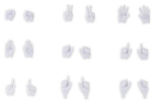 Megami Device M.S.G. Plastic Model Kit 1/1 09 Hand Set Skin Color White