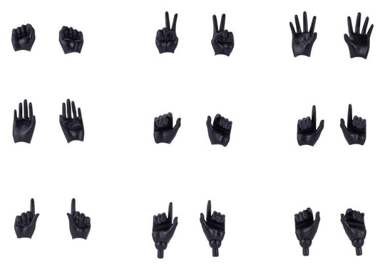 Megami Device M.S.G. Plastic Model Kit 1/1 09 Hand Set Skin Color Black