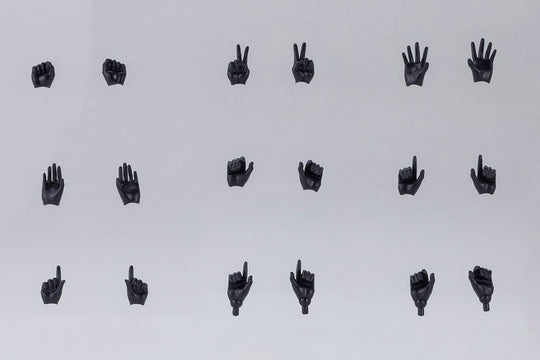 Megami Device M.S.G. Plastic Model Kit 1/1 09 Hand Set Skin Color Black
