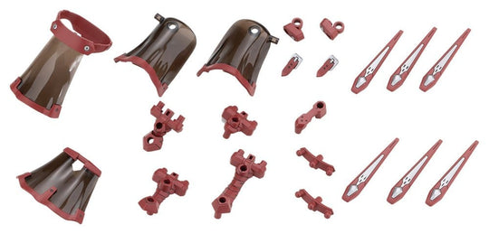 Kotobukiya M.S.G. Model Kit Accessory Set Mission Cloak Deep Red Ver. 4 cm