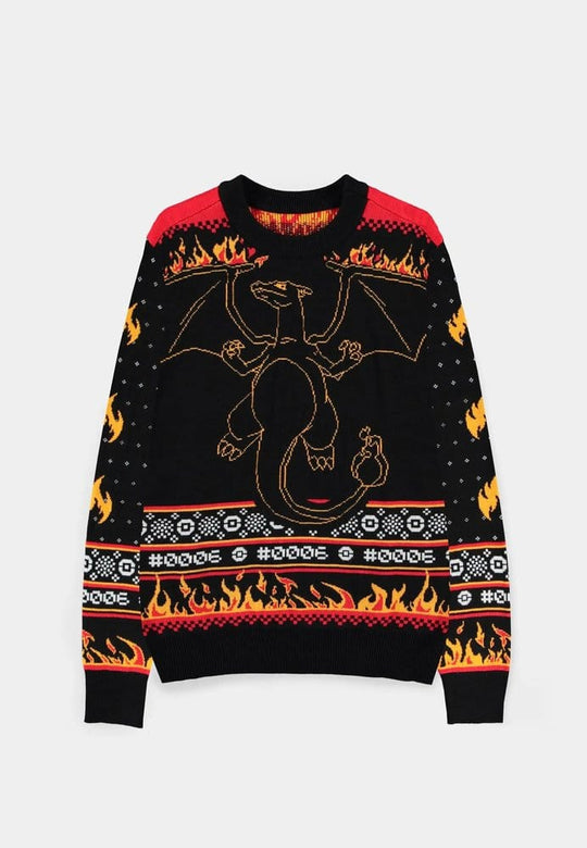 Pokémon Christmas Sweater Charizard Size L