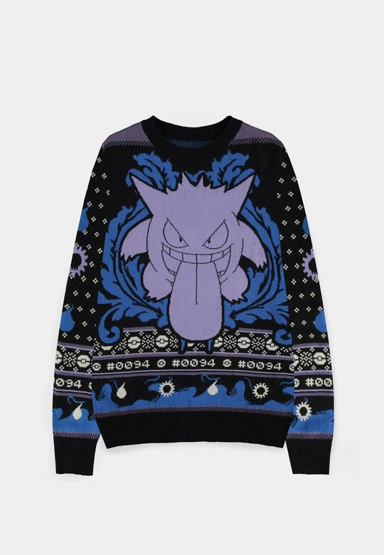 Pokémon Christmas Sweater Gengar Size XXL