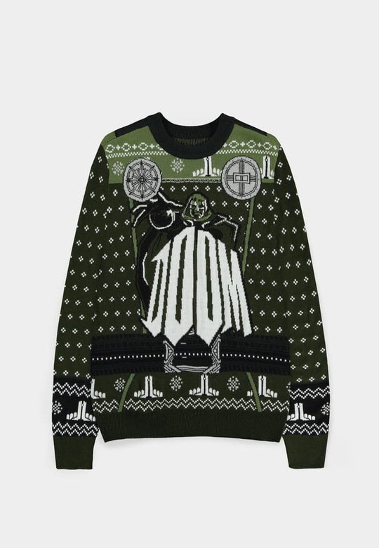 Marvel Christmas Sweater Avengers: Doomsday - Dr. Doom Size XL