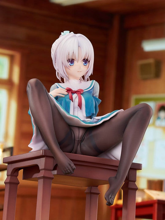 Senren*Banka PVC Figure 1/7 Yoshino Tomotake Animal Ears School Uniform Ver. 21 cm