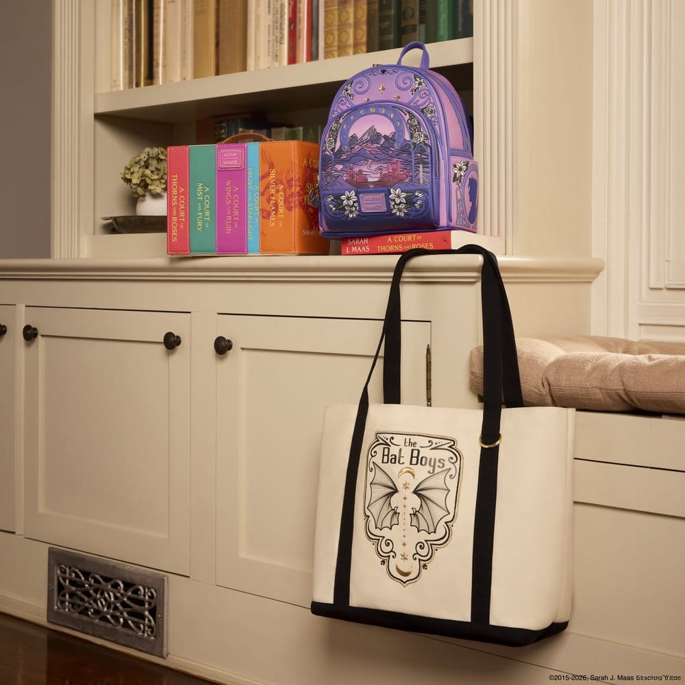 A Court of Thorns and Roses by Loungefly Crossbody Bag Book Series
