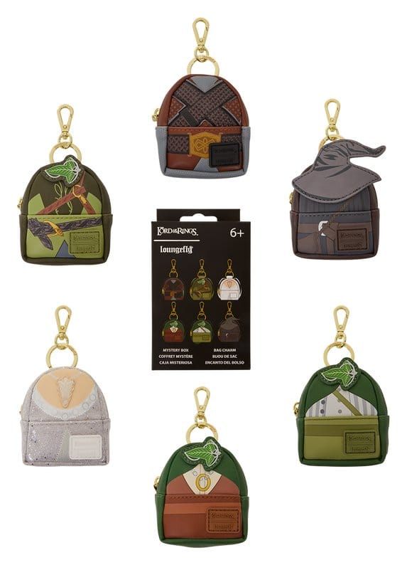 Lord of the Rings by Loungefly Bag Charm Mystery Box Display (15)
