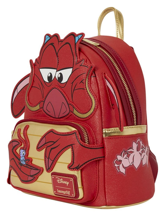 Mulan by Loungefly Mini Backpack Mushu Glitter