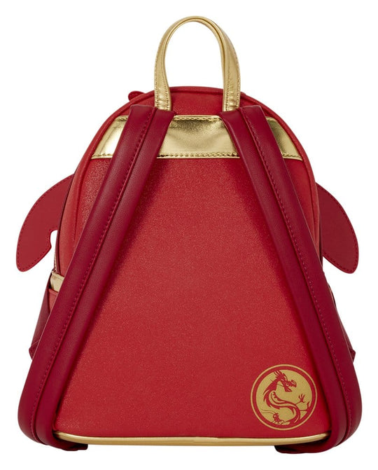 Mulan by Loungefly Mini Backpack Mushu Glitter