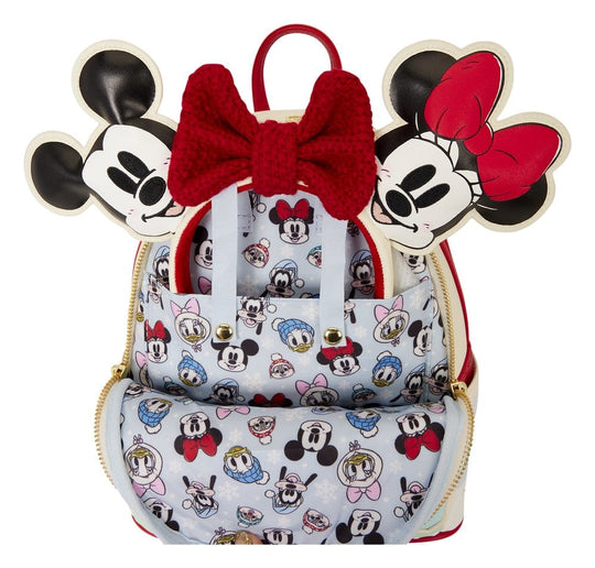 Mickey & Friends by Loungefly Mini Backpack with Headband Holder Ice Skating