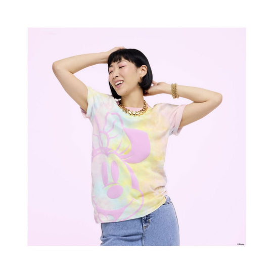 Disney by Loungefly Tee T-Shirt Unisex Minnie Mouse Tie Die Size L