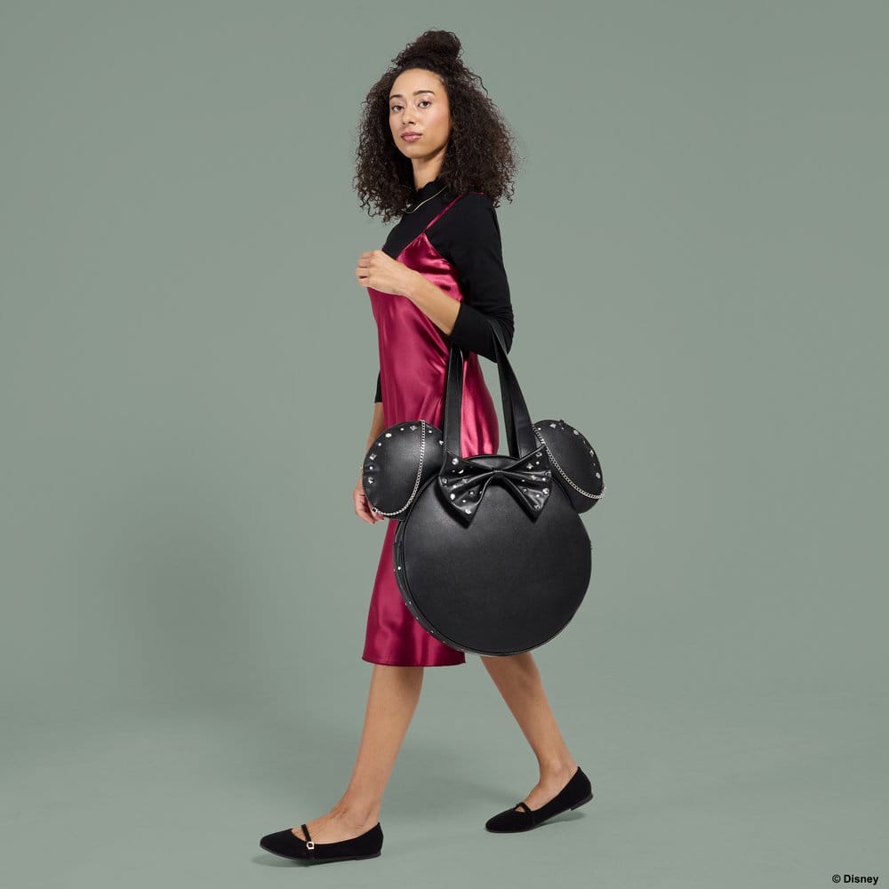 Minnie Mouse by Loungefly Canvas Tote Bag Studs & Chains
