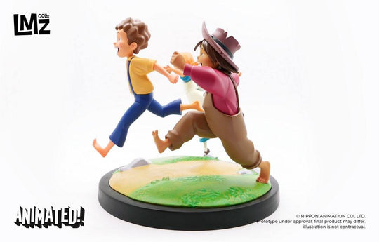 The Adventures of Tom Sawyer Animated! Statue Tom, Huck & Becky 23 cm