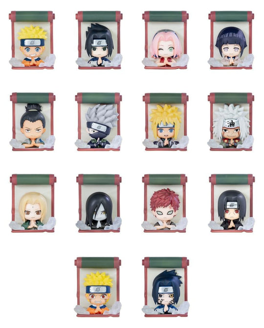 Naruto 3D Magnet Secret Ninja Scroll Series Blind Box Display (12)