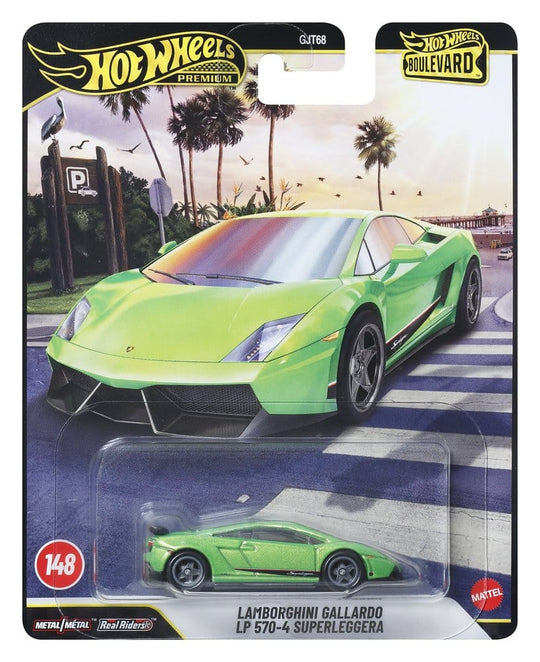 Hot Wheels Premium Die-Cast Vehicles 1/64 Boulevard 978H Assortment (10)