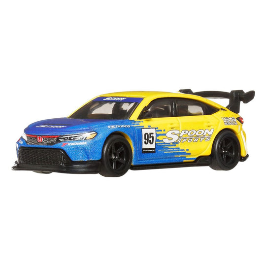 Hot Wheels Premium Car Culture Diecast Vehicle 2-Pack 1/64 '99 Honda Civic Type R (EK9) & Honda Civic Type R