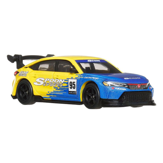 Hot Wheels Premium Car Culture Diecast Vehicle 2-Pack 1/64 '99 Honda Civic Type R (EK9) & Honda Civic Type R