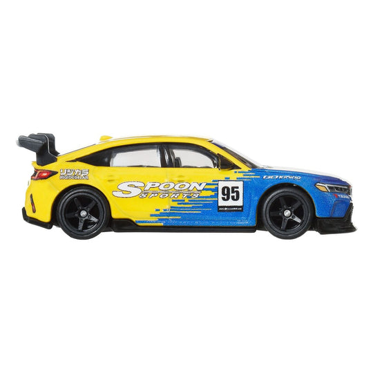 Hot Wheels Premium Car Culture Diecast Vehicle 2-Pack 1/64 '99 Honda Civic Type R (EK9) & Honda Civic Type R