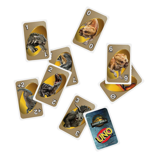 Jurassic World Rebirth UNO Card Game
