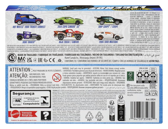 Hot Wheels Silver Series Die-Cast Vehicle 6-Pack 1/64 Legends