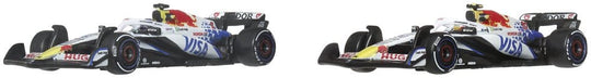 Formula 1 Hot Wheels Premium Die-Cast Vehicle 2-Pack 1:64 Team Visa Cash App Racing Bulls