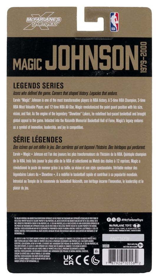 NBA Legends Series Action Figure Earvin "Magic" Johnson (Los Angeles Lakers) 15 cm
