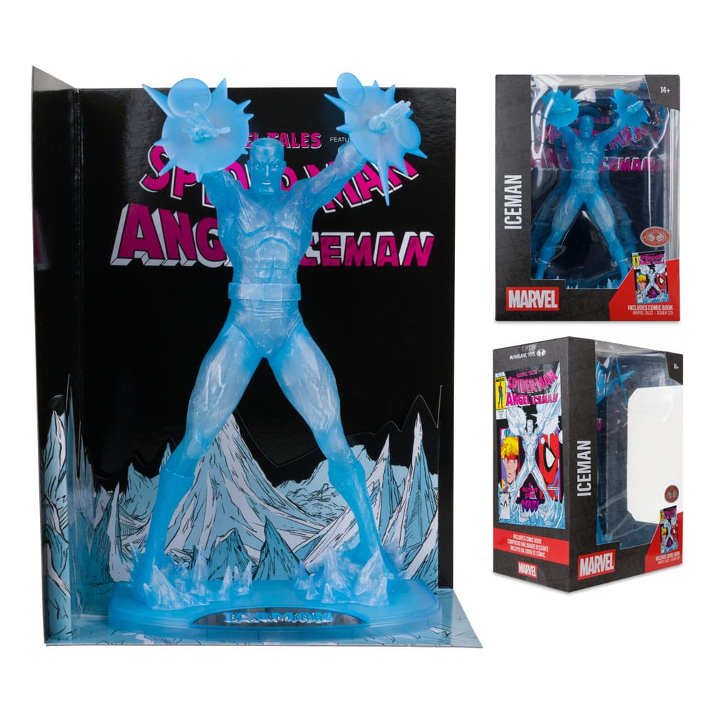 Marvel Collection PVC Statue 1/6 Iceman (Marvel Tales #229) (Red Platinum Edition) 29 cm