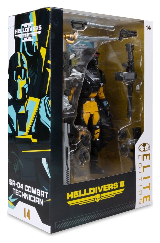 Helldivers 2 Elite Edition Action Figure SA-04 Combat Technician 18 cm