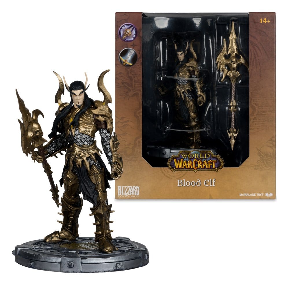 World of Warcraft 1/12 Scale Posed Figure Blood Elf Limited Edition 16 cm