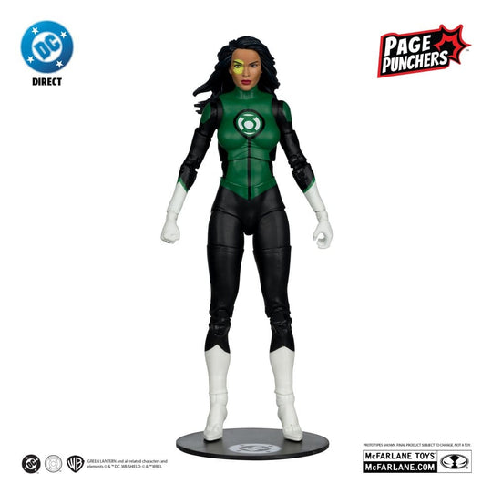 DC Direct Page Punchers Action Figure Jessica Cruz (Green Lanterns # 48) (Red Platinum Edition) 18 cm