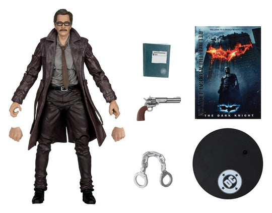 DC Multiverse Action Figure Commissioner James Gordon (The Dark Knight Trilogy) Deluxe Theatrical Edition 18 cm