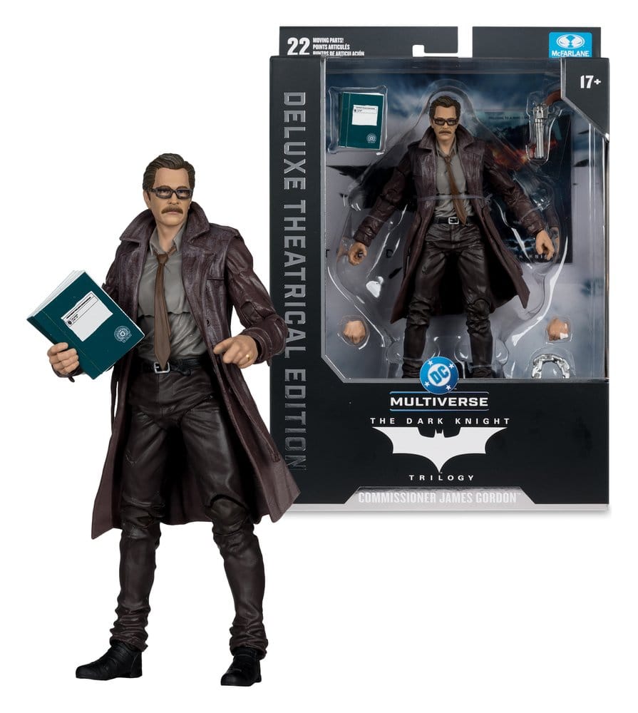 DC Multiverse Action Figure Commissioner James Gordon (The Dark Knight Trilogy) Deluxe Theatrical Edition 18 cm