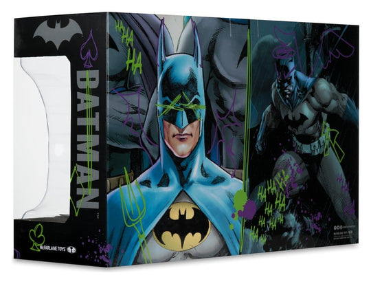Batman DC Direct Mini Replica 1/3  2-pack Batman Cowls Hush & Knightfall (Jokerized) (Gold Label) 18 cm