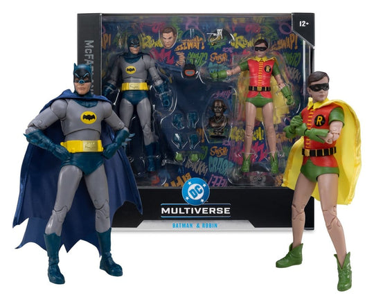 Batman Classic TV Series DC Multiverse McFarlane Collector Edition Action Figure 2-Pack Batman and Robin 18 cm