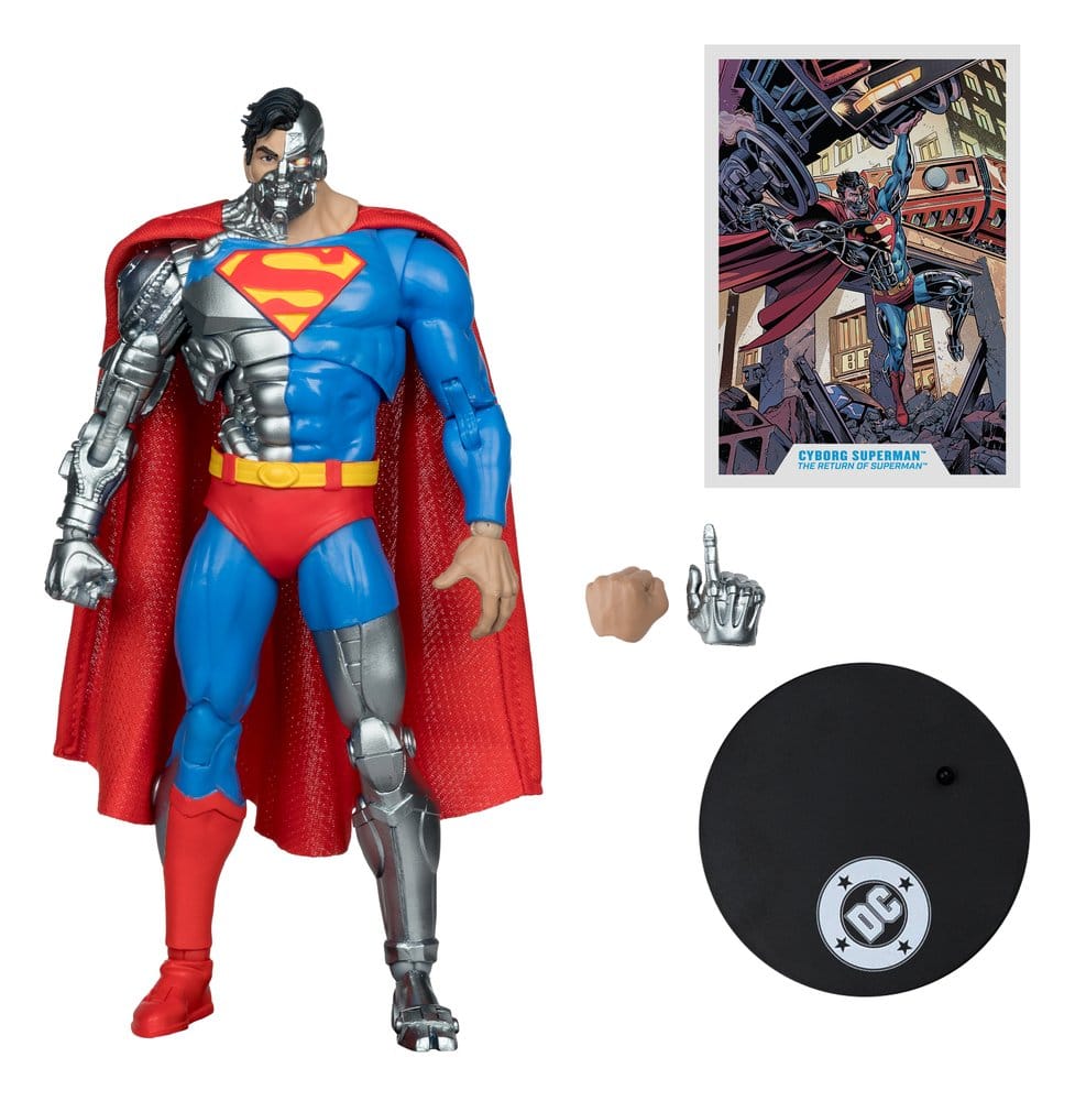 DC Multiverse McFarlane Vault Collection Action Figure Cyborg Superman (Revenge of the Green Lanterns) 18 cm