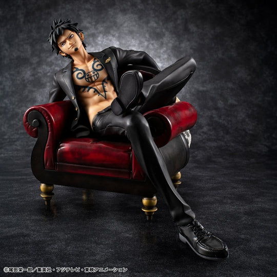 One Piece Portrait.Of.Pirates "S.O.C" PVC Figure Trafalgar Law Ver.R