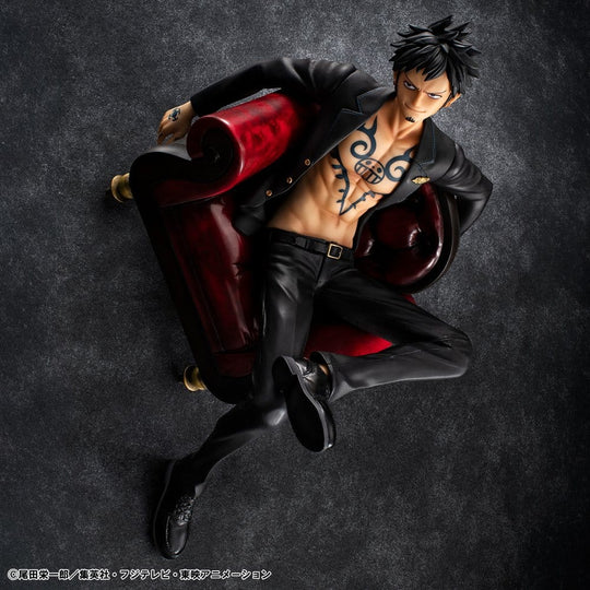 One Piece Portrait.Of.Pirates "S.O.C" PVC Figure Trafalgar Law Ver.R