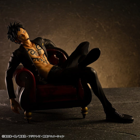 One Piece Portrait.Of.Pirates "S.O.C" PVC Figure Trafalgar Law Ver.R