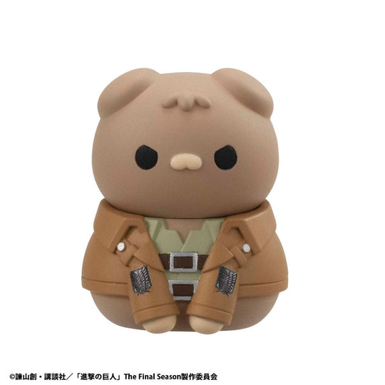Attack on Titan Mega Cat Project Mini Figures Attack on Tinyan Gathering Scout Regiment danyan! 3 cm Blind Box Display (8) (Repeat)