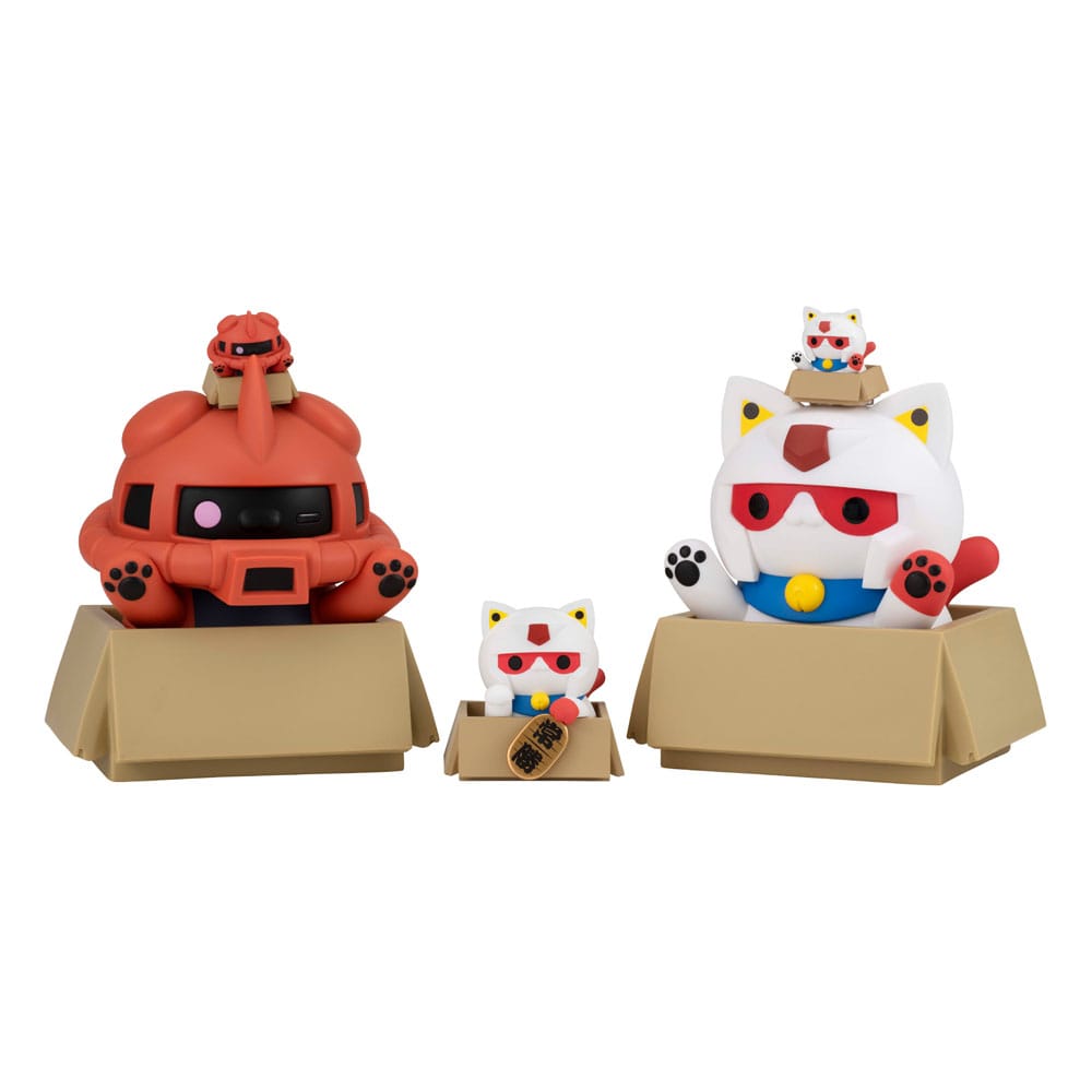 Mobile Suit Gundam Mega Cat Project Nyandam Trading Figure Luckycat 6 cm Blind Box Assortment (6)