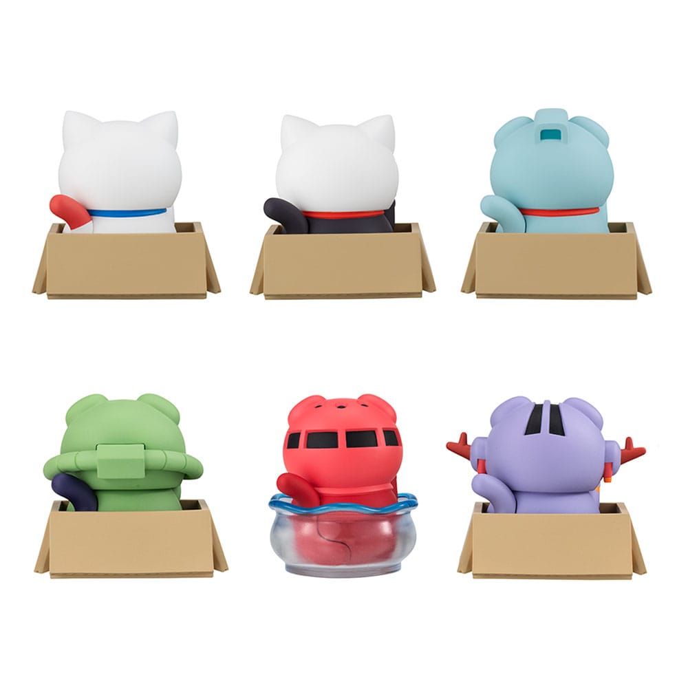 Mobile Suit Gundam Mega Cat Project Nyandam Trading Figure Luckycat 6 cm Blind Box Assortment (6)