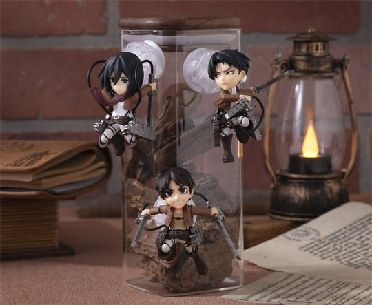 Attack on Titan Tobimas Mini Figures Blind Box Assortment (6)
