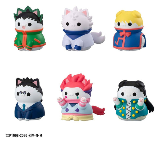Hunter x Hunter Mega Cat Project Mini Figures Nyanter x Nyanter Hunter x Cat 3 cm Blind Box Assortment (8)